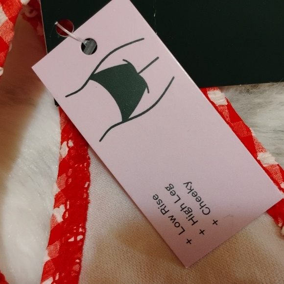 Wild Fable Red Checkered Bikini Bottom Size XS(0-2) - Picture 5 of 10